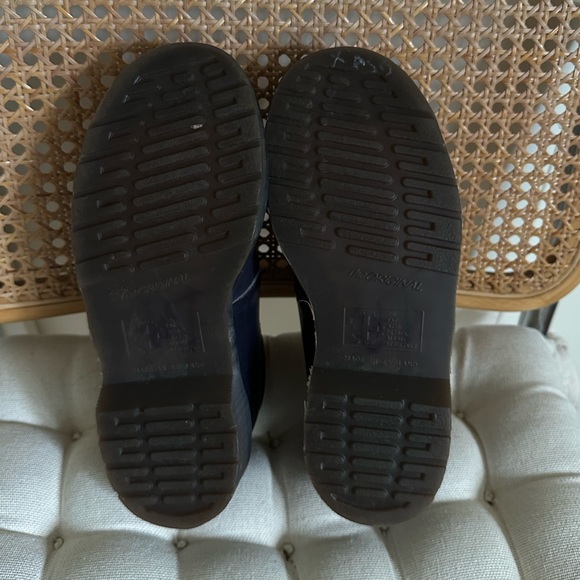 Vintage Dr. Martens T Strap Mary Jane Steel Toe Shoes Made in England Size 4 - Picture 9 of 12